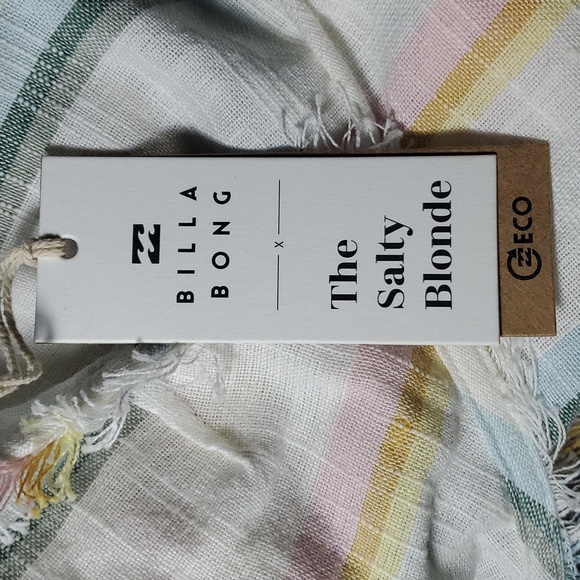 Billabong x The Salty Blonde Sunny Stripes Slip Dress Size S - Picture 6 of 10